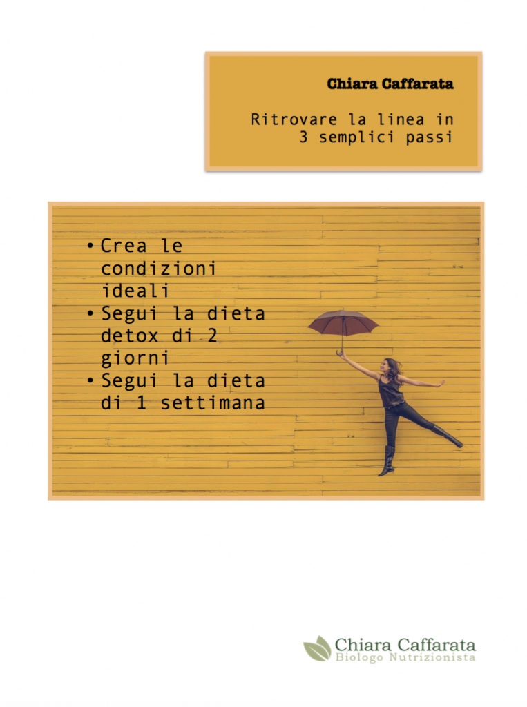 come dimagrire in una settimana ebook gratis chiara caffarata