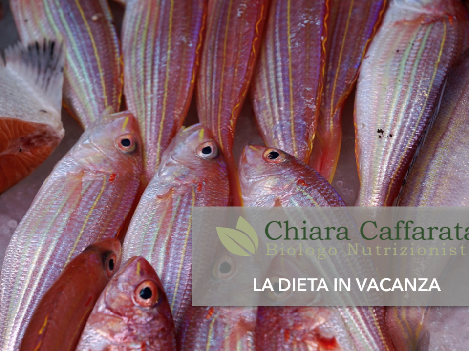 la dieta in vacanza, pesce